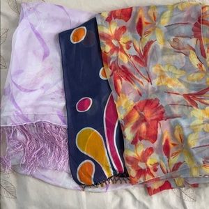Sheer scarves